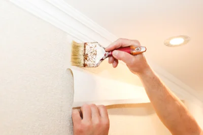 Pose de papier peint à la Chaussée-Tirancourt — revêtements muraux et toiles de verre